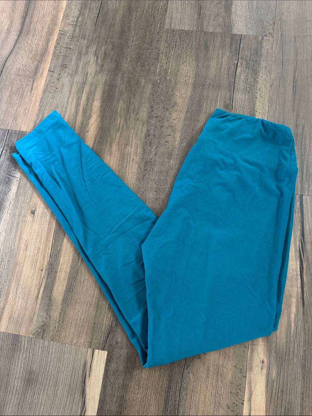 LulaRoe Teal Stretch Leggings